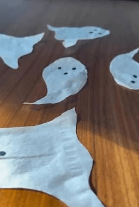floating ghost