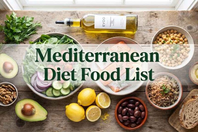 The Ultimate Mediterranean Diet Food List & Weight Loss Guide