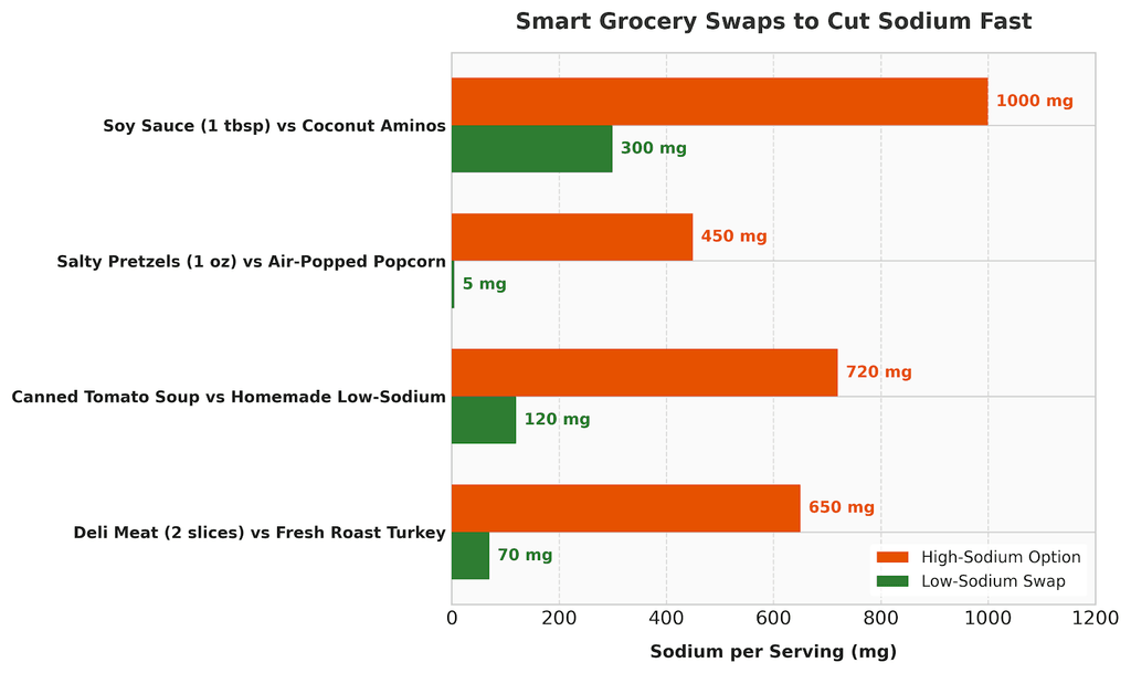 grocery swap to cut sodium