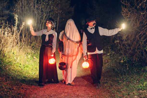 Flashlight Backyard Ghost Hunt